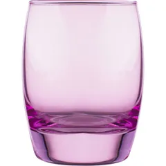 Old fashion "Enjoy" glass 350ml D=68,H=105mm pink.