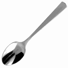 Tea spoon "Calvi"  stainless steel , L=134/42, B=2mm  metal.