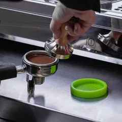 Подставка для темпера силикон D=62/74мм салатов., изображение 3