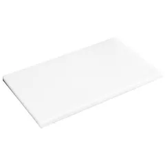 Cutting board polyethylene ,H=2,L=40,B=30cm white