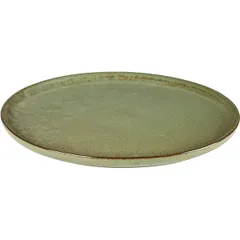 Plate “Surfis” ceramics D=270,H=15mm green.