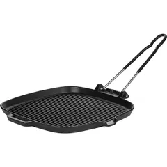 Grill pan cast iron ,H=30,L=255,B=255mm black