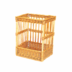 Wicker basket  polyrottan , H=30, L=50, B=40cm  St. tree