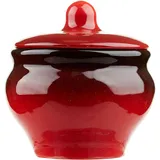 Горшок для запекания керамика 350мл бордо,черный