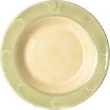 Тарелка для пасты «Феннель» фарфор 0,6л D=30,H=1см зелен.,бежев.
