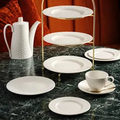 Блюдце «Морелла» фарфор D=11,7см белый, изображение 2