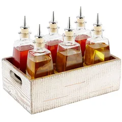 Ящик для подачи дерево ,H=10,L=27,B=17см белый, изображение 2