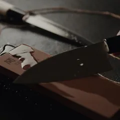 Нож кухонный «Киото» односторонняя заточка сталь нерж.,дерево ,L=285/150,B=47мм, изображение 2