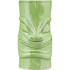 Glass for Tiki cocktails  ceramics  350 ml  D=79, H=148mm  green.