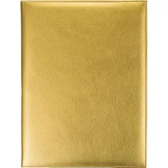 Menu folder with screws leatherette ,L=32,B=25cm gold