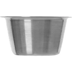 Соусник большой алюмин. 100мл D=78,H=42мм металлич., изображение 2