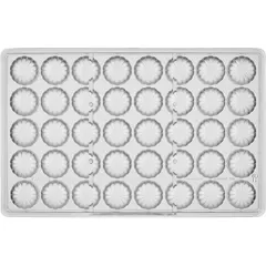 Форма для шоколада «Ромашка» [40 ячеек] поликарбонат ,H=26,L=275,B=175мм, изображение 2