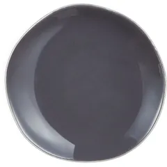 Plate “Rocaleo Gray” small  porcelain  D=16cm  gray