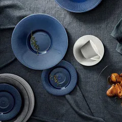 Тарелка «Виллоу Азур» мелкая фарфор D=185,H=15мм синий, изображение 2