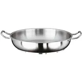 Сковорода 2 ручки (индукция) сталь нерж.,сталь D=320,H=70,L=405мм металлич.