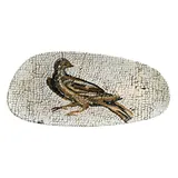 Блюдо для подачи «Месопотамия Фауна» фарфор ,L=36,B=16см белый,коричнев.