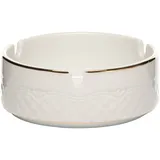 Пепельница «Афродита» фарфор D=10,H=4см белый,золотой