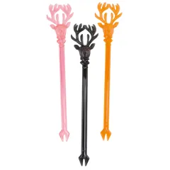 Мешалка «Олень» L=16cм[100шт] пластик ,H=210,L=170,B=55мм разноцветн.