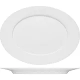 Блюдо «Пьюрити» овальное эко-кост. фарф. ,L=33см белый