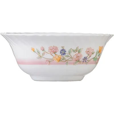 Салатник стекло 270мл D=12см белый,разноцветн., изображение 2