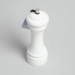 Мельница для соли дерево,сталь нерж. D=65,H=180мм белый, изображение 3