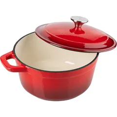 Кастрюля для запекания чугун 2,6л D=20,H=16см красный, изображение 3