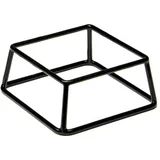 Подставка фуршетная для блюда металл ,H=8,L=18,B=18см черный