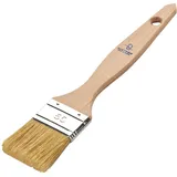 Кисть кондитерская дерево,щетина натур. ,L=26,B=5см бежев.,металлич.