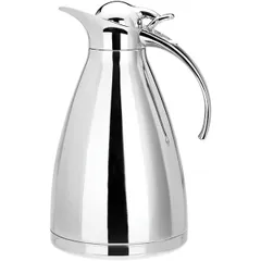 Coffee pot-thermos  stainless steel  1.5 l , H = 25 cm  metal.