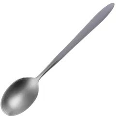 Tea spoon "Gaya"  stainless steel  gray