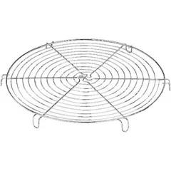 Решетка для гриля сталь хромир. D=220,H=22мм металлич.