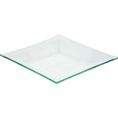 Салатник «Кьюбо» стекло 0,7л ,H=30,L=257,B=251мм прозр.,зелен., изображение 2