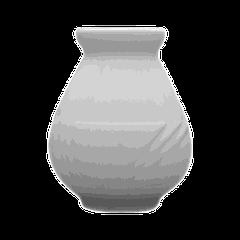 Ваза для цветов «Аркадия» фарфор D=75,H=105мм белый