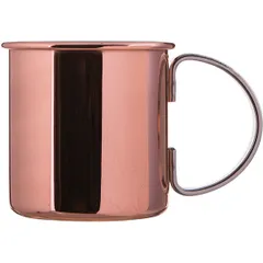 Cocktail mug “Moscow Mule”  stainless steel, copper  400 ml  D=9, H=9cm  rose. gold