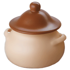 Горшок для запекания с ручками керамика 0,5л D=10,4,H=13,5см бежев.,коричнев.