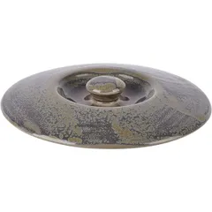 Lid for bouillon cup “Revolution Granite” for art. 1775 B828 porcelain D=13cm olive,brown