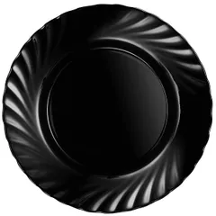 Тарелка «Трианон» стекло D=245,H=20мм черный