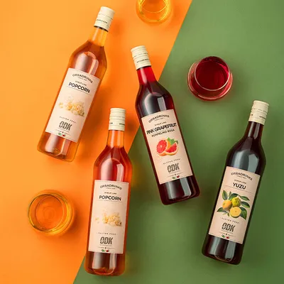 Сироп «Попкорн» ODK уцененный пластик 1л D=8,H=32см, изображение 3