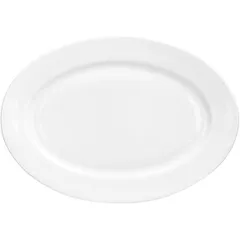 Тарелка «Амбиент» овальная фарфор ,L=37,B=26,3см белый