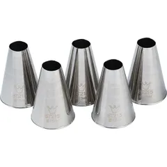 Pastry nozzle “Circle”[5 pcs] stainless steel D=15mm metal.