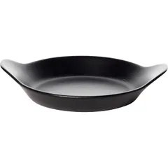 Форма для запекания порционная керамика 320мл D=18см черный