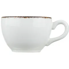 Coffee cup “Brown Dapple”  porcelain  85 ml  D=65, H=50mm  white, brown.