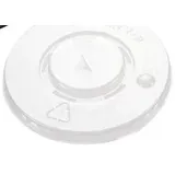 Крышка для стакана D 80 мм д/хол с прорезью под трубочку PS