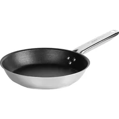 Frying pan stainless steel, teflon D=20,H=4,L=38,B=20cm metallic,black