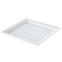 Square deep dish  porcelain ,H=22,L=250,B=250mm white