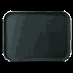 Rubberized rectangular tray “Prootel”  fiberglass , L=45.5, B=35.5 cm  black