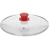 Крышка стекло,силикон D=26см прозр.,в ассорт.