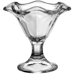 Креманка «Примавера» стекло 240мл D=136/85,H=135,L=35мм матовый