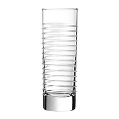 Highball “Black light” glass, silicone 220ml D=5,H=15cm clear.