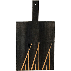 Доска для подачи «Огонь» темно-светлый дуб ,H=3,L=48/34,B=26см